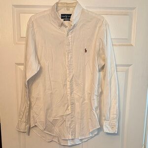 Polo by Ralph Lauren Men's Classic White Button-Down Shirt